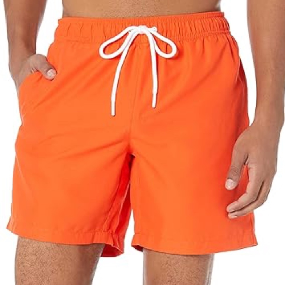 NWT Amazon Essentials Men's 7" Quick-Dry Swim Trunk